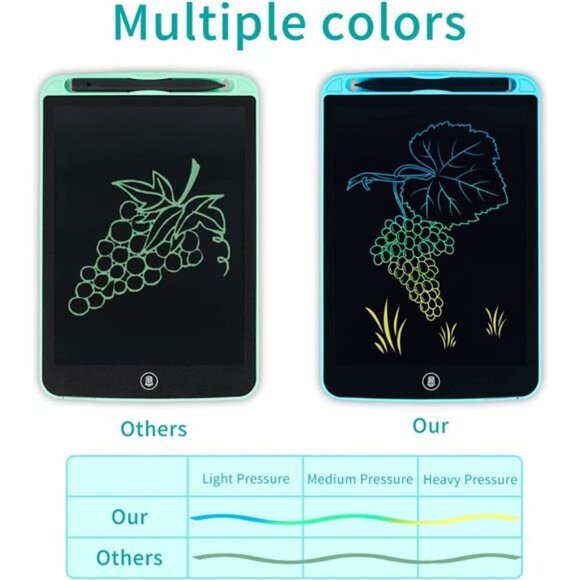 LCD Writing Tablet for Kids 10 Inch, Colorful Doodle Board Drawing Tablet (Blue) - Picture 4 of 6